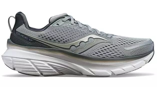 Мужские кроссовки Guide 17 для бега в цвете Flint/shadow SAUCONY