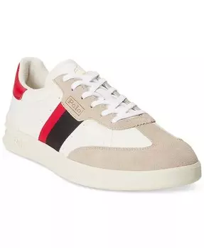 Мужские кроссовки Heritage Aera из кожи и замши Polo Ralph Lauren, мультиколор