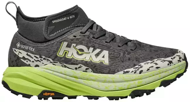 Мужские кроссовки HOKA Speedgoat 6 Mid GTX, зеленый