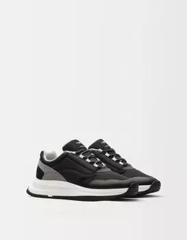 Мужские кроссовки из контрастной сетки Bershka