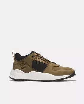Мужские кроссовки из коричневого нубука с низким верхом и подошвой GreenStride Timberland, коричневый