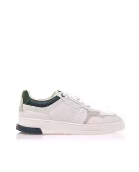 Мужские кроссовки из кожи в стиле бамба Mustang, темно-синий