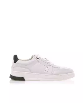 Мужские кроссовки из кожи в стиле бамба Mustang, черный