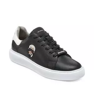 Мужские кроссовки из переработанной кожи karl head Karl Lagerfeld, черный