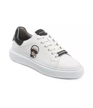 Мужские кроссовки из переработанной кожи karl head Karl Lagerfeld, белый