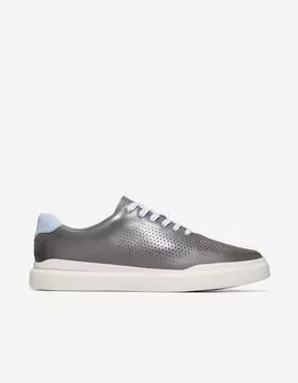 Мужские кроссовки из перфорированной кожи на шнуровке Cole Haan, серый