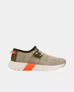 Мужские кроссовки из стрейчевой ткани HeyDude, зеленый