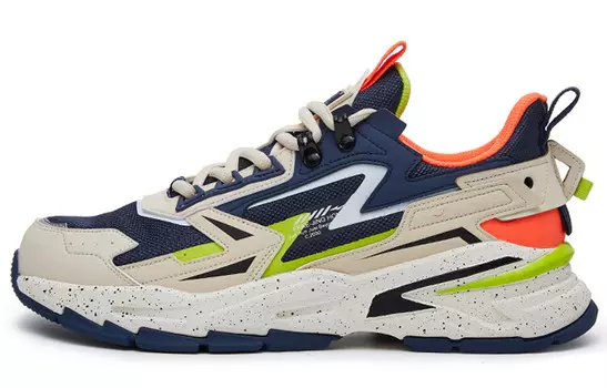 Мужские кроссовки Jing Hong 2.0 Lifestyle С Низким Верхом Из Льна Синего цвета Erke