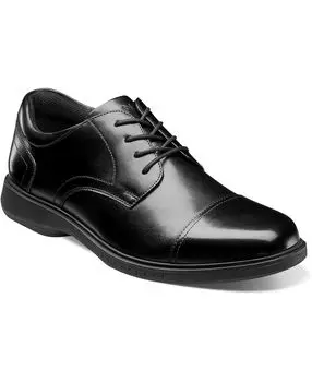 Мужские кроссовки kore pro cap toe oxford с нескользящей технологией комфорта Nunn Bush, черный