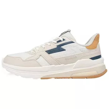 Мужские кроссовки Lifestyle с низким верхом белого/бежевого/синего цвета 361°