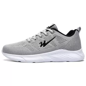 Мужские кроссовки Lifestyle с низким верхом, белый/серый Binary