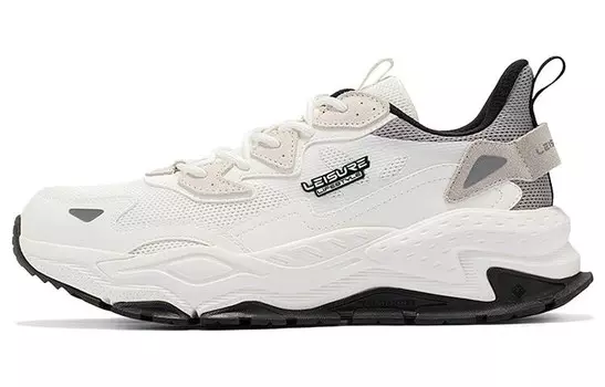 Мужские кроссовки Lifestyle с низким верхом, белый/черный 361°