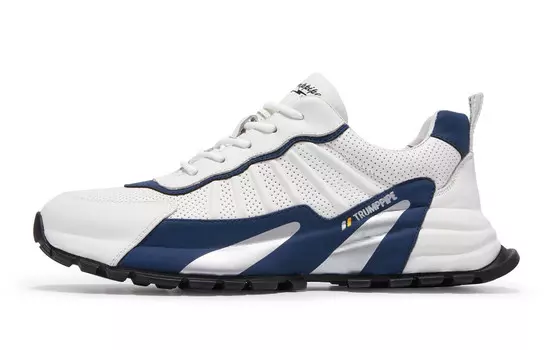 Мужские кроссовки Lifestyle с низким верхом, белый/синий Trumppipe