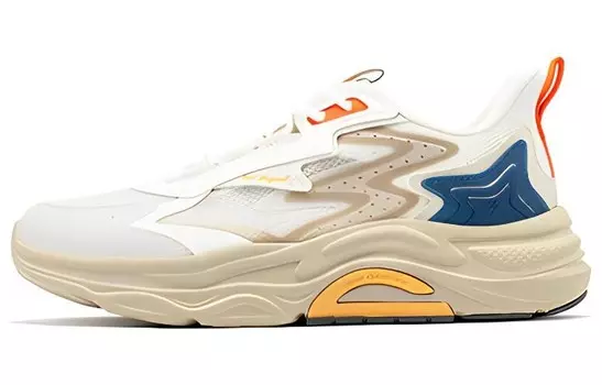 Мужские кроссовки Lifestyle с низким верхом, белый/коричневый 361°