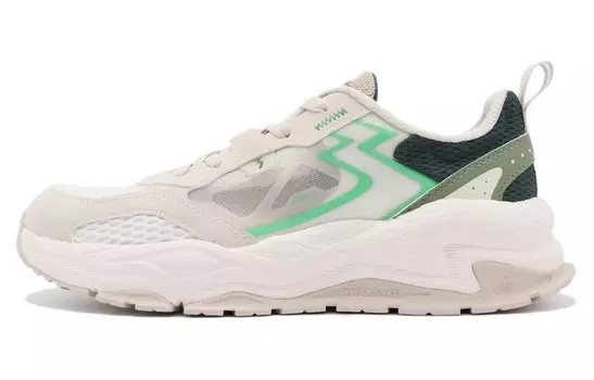 Мужские кроссовки Lifestyle с низким верхом, белый/зеленый 361°