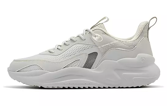 Мужские кроссовки Lifestyle с низким верхом, белый/серый 361°