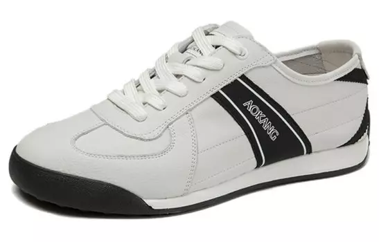 Мужские кроссовки Lifestyle с низким верхом, белый/черный Aokang