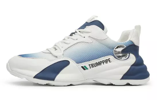 Мужские кроссовки Lifestyle с низким верхом, белый/синий Trumppipe