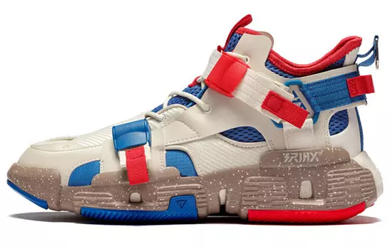 Мужские кроссовки Lifestyle с низким верхом, белый/синий 361°