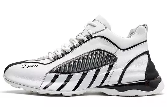 Мужские кроссовки Lifestyle с низким верхом, белый/черный Trumppipe