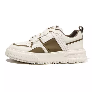 Мужские кроссовки Lifestyle с низким верхом, белый/хаки Palmpolo