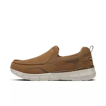 Мужские кроссовки Lifestyle с низким верхом, белый/коричневый Skechers