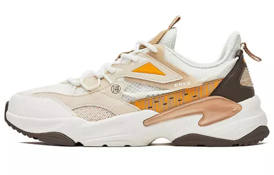 Мужские кроссовки Lifestyle с низким верхом, белый/коричневый Erke