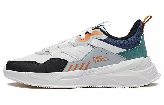 Мужские кроссовки Lifestyle с низким верхом, белый/черный/синий 361°