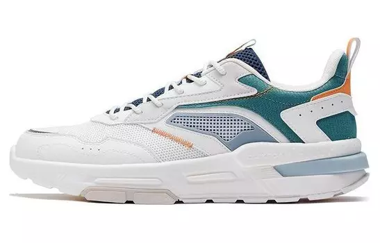 Мужские кроссовки Lifestyle с низким верхом, белый/зеленый 361°