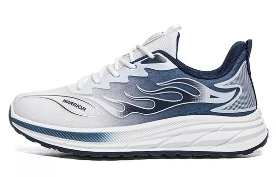 Мужские кроссовки Lifestyle с низким верхом, белый/темно-синий Warrior