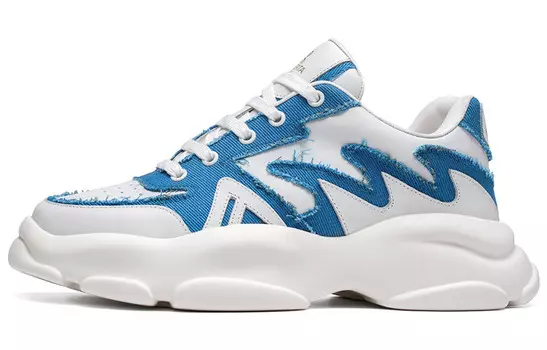 Мужские кроссовки Lifestyle с низким верхом, белый/синий Roberta Di Camerino