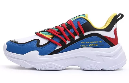 Мужские кроссовки Lifestyle с низким верхом, белый/синий Erke