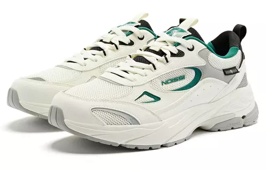 Мужские кроссовки Lifestyle с низким верхом, белый/зеленый Qiaodan