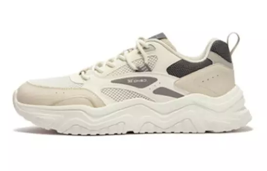 Мужские кроссовки Lifestyle с низким верхом бежевого/белого цвета 361°