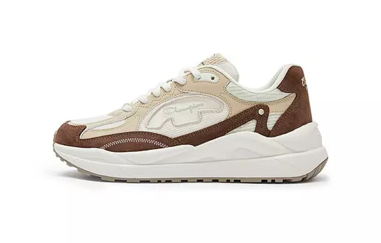 Мужские кроссовки Lifestyle с низким верхом бежевого/коричневого цвета Champion