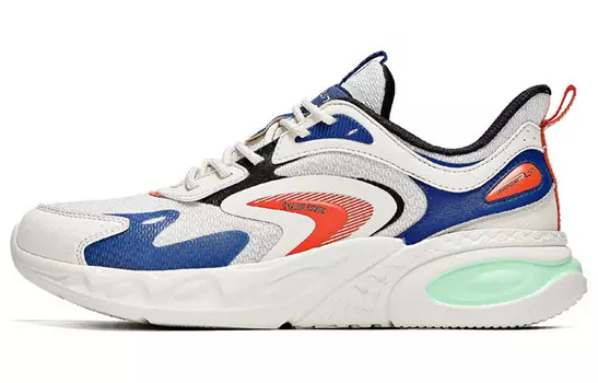 Мужские кроссовки Lifestyle с низким верхом бежевого/синего цвета 361°