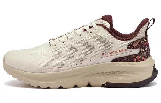 Мужские кроссовки Lifestyle с низким верхом бежевого/красного цвета 361°