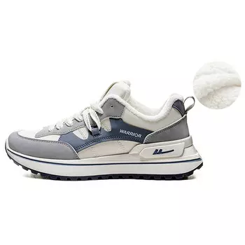 Мужские кроссовки Lifestyle с низким верхом бежевого/синего цвета Warrior