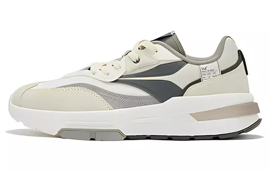 Мужские кроссовки Lifestyle с низким верхом бежевого/серого цвета 361°