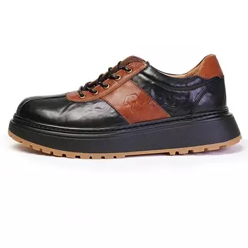 Мужские кроссовки Lifestyle с низким верхом, черного/коричневого цвета Brounvanm