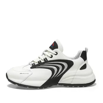 Мужские кроссовки Lifestyle с низким верхом, черного/белого цвета Kolumb