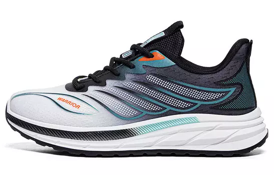 Мужские кроссовки Lifestyle с низким верхом, черного/белого цвета Warrior