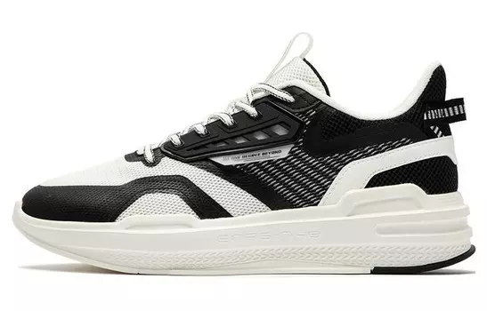 Мужские кроссовки Lifestyle с низким верхом, черного/белого цвета 361°