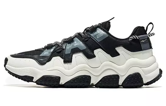 Мужские кроссовки Lifestyle с низким верхом, черного/белого цвета Erke