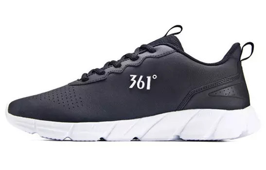 Мужские кроссовки Lifestyle с низким верхом, черного/белого цвета 361°