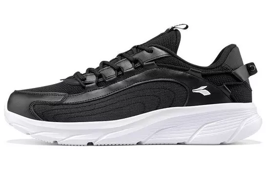 Мужские кроссовки Lifestyle с низким верхом, черного/белого цвета 361°