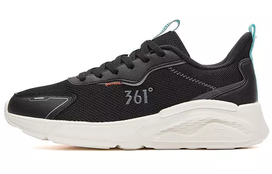 Мужские кроссовки Lifestyle с низким верхом черного/серого цвета 361°