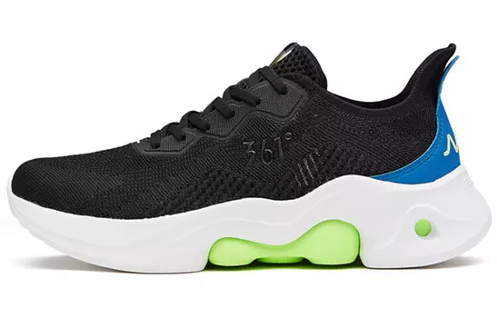 Мужские кроссовки Lifestyle с низким верхом, черного/синего цвета 361°