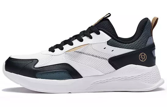 Мужские кроссовки Lifestyle с низким верхом, черного/белого цвета 361°