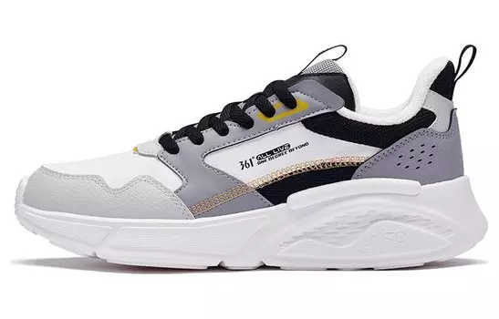 Мужские кроссовки Lifestyle с низким верхом, цинково-железно-серый/обсидианово-черный 361°